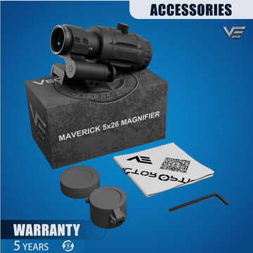 Vector Optics 5x26 Magnifier field use showcasing practical targeting