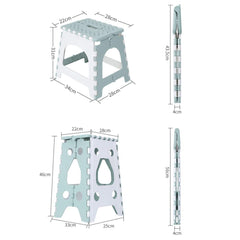Veemoon non-slip folding stool providing secure footing on various floors