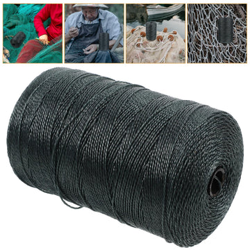 Close-up of Veemoon nylon braided rope for nets