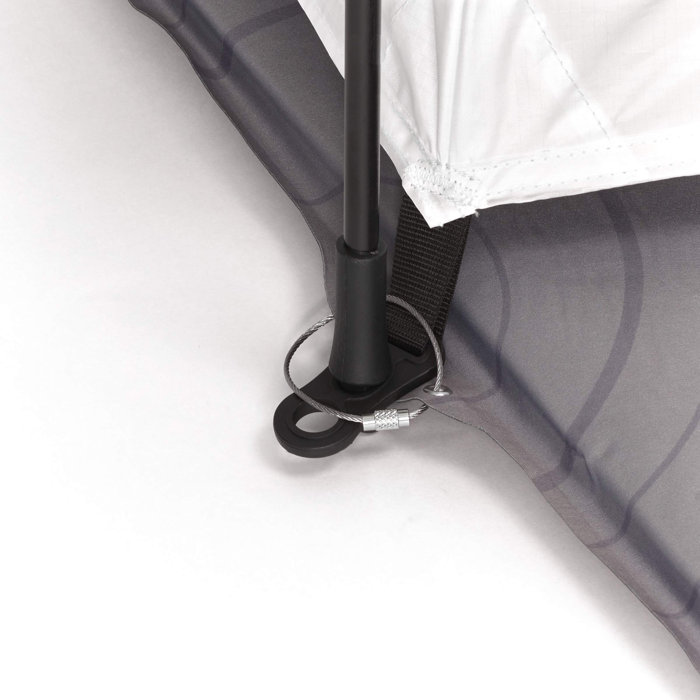 Veer Air Pad fully inflated on floor shows generous 54x56 inch area.