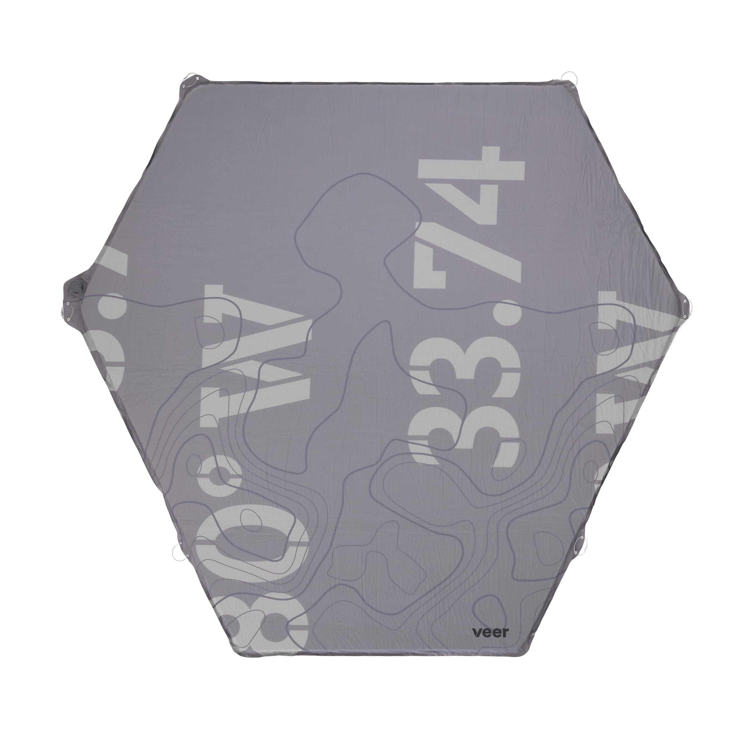 Veer Air Pad XL positioned under Basecamp XL for secure, cushioned rest.
