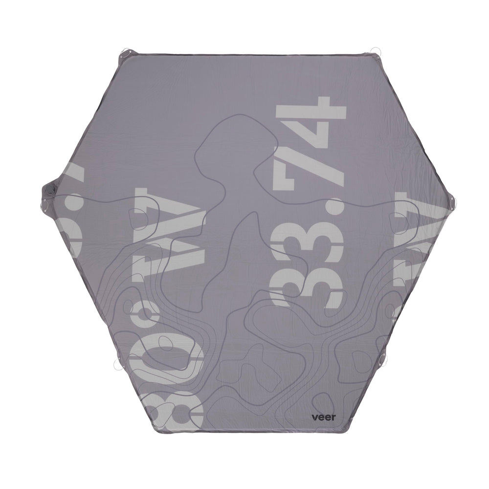 Veer Air Pad XL positioned under Basecamp XL for secure, cushioned rest.