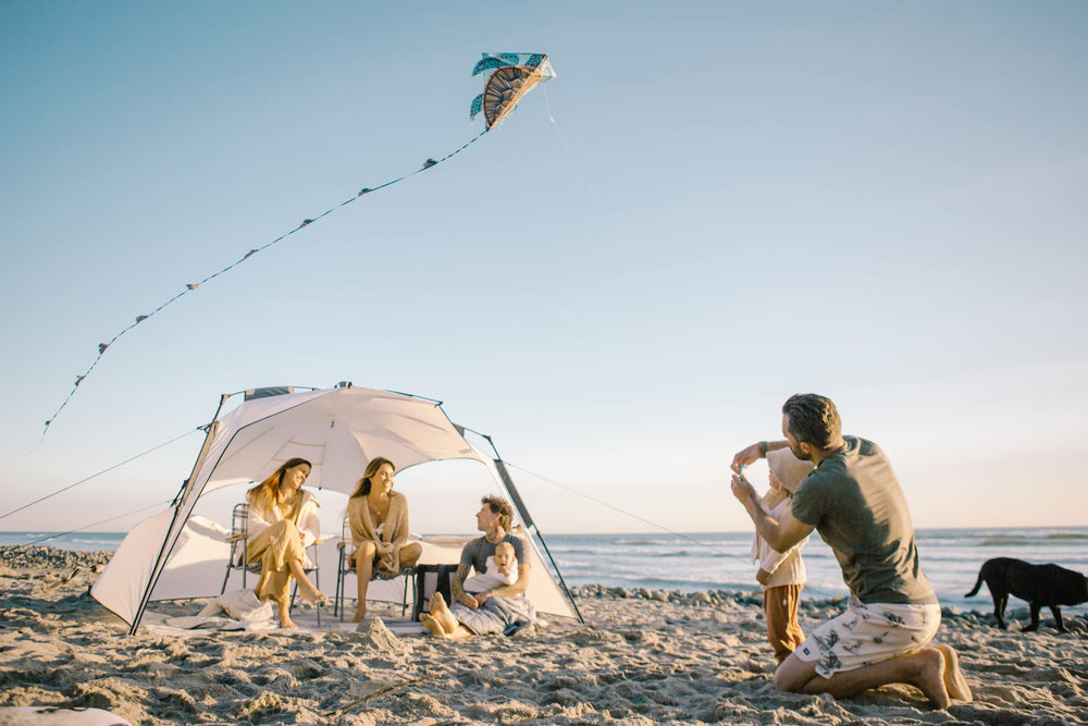 Veer Family Basecamp features UPF50 protection for sun safety.