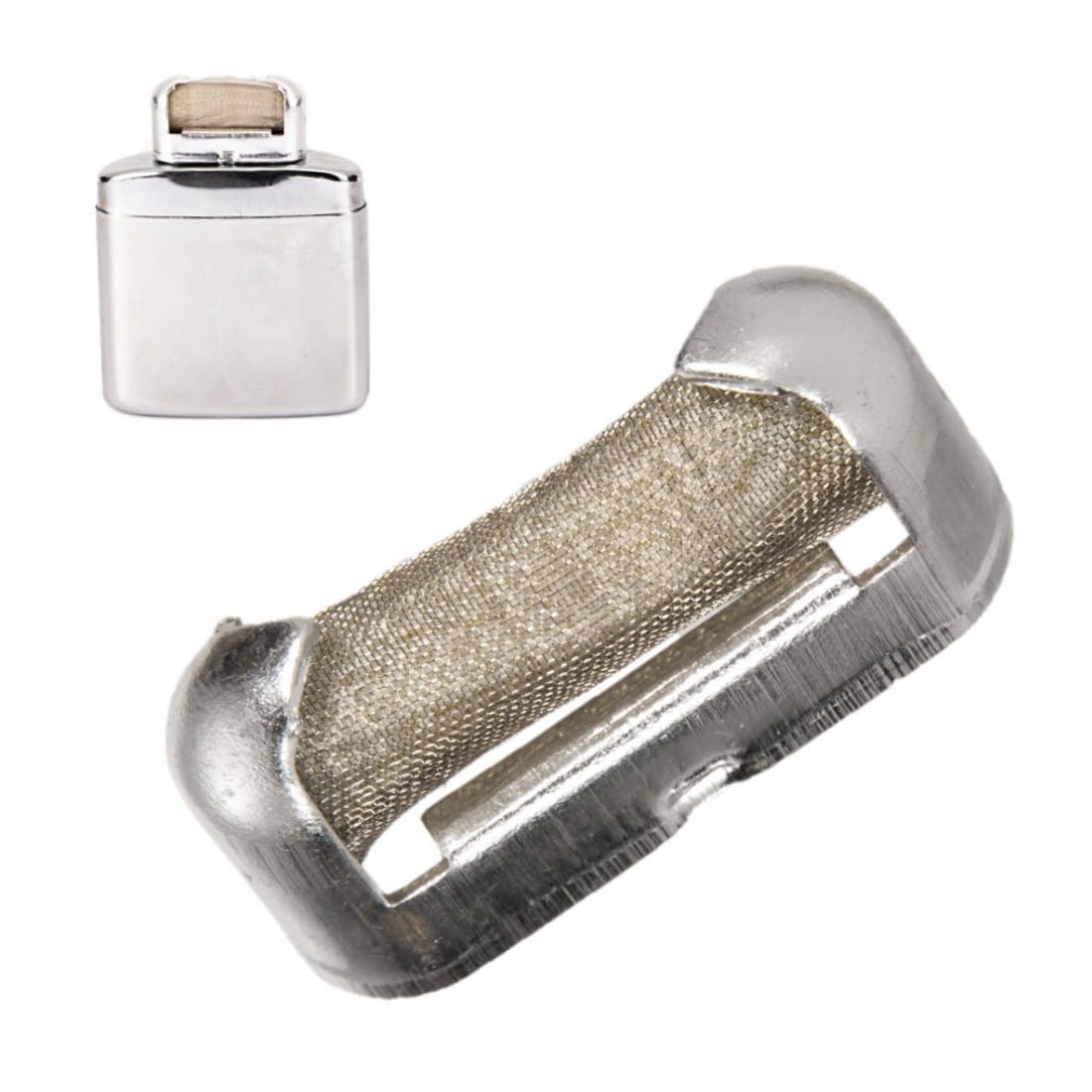 Close-up of burner material highlighting zinc alloy durability for long-lasting use