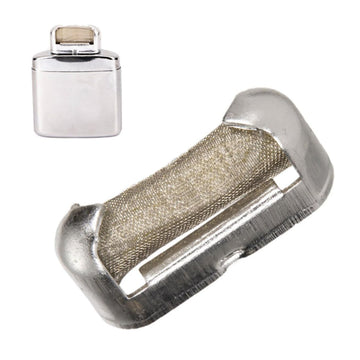 Close-up of burner material highlighting zinc alloy durability for long-lasting use