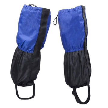 Veesper Kids Snow Gaiters in color as shown protect footwear outdoors.
