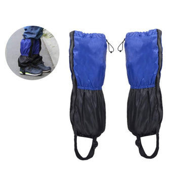 Veesper gaiters polyester construction offers durable outdoor wear.