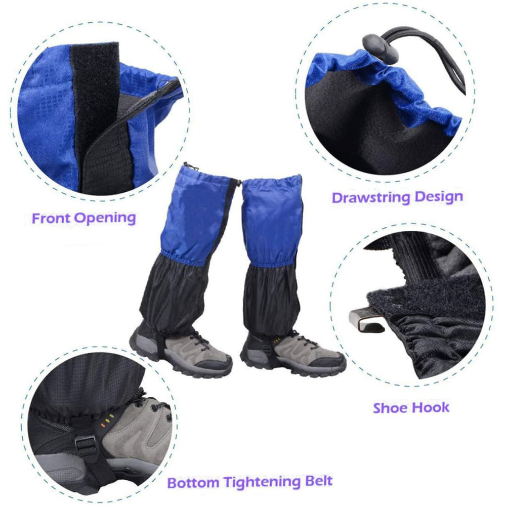 Veesper child gaiters sized 32 cm for secure leg coverage.