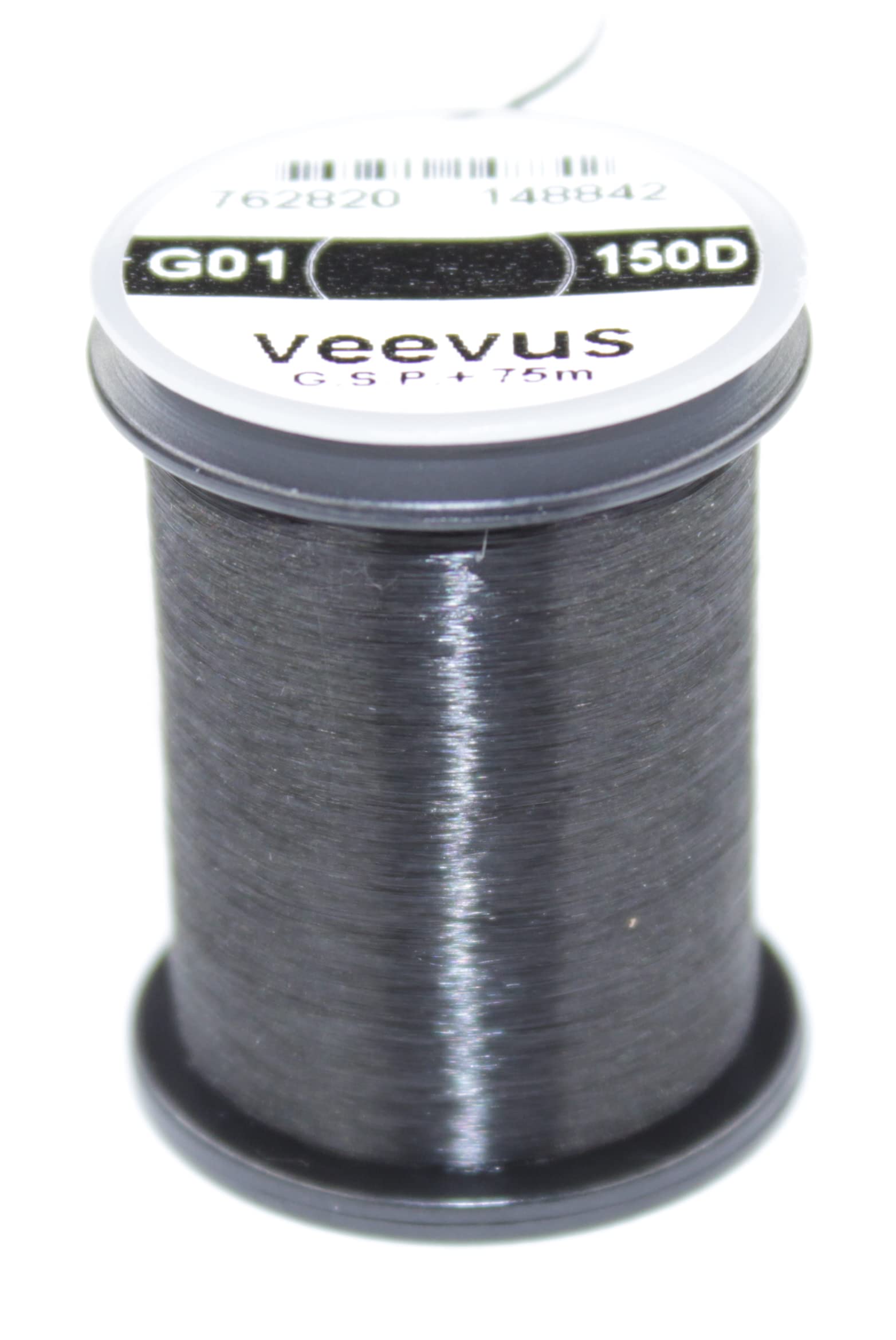 Veevus G.S.P. thread spool enables strong, flat ties for both fresh and saltwater patterns.