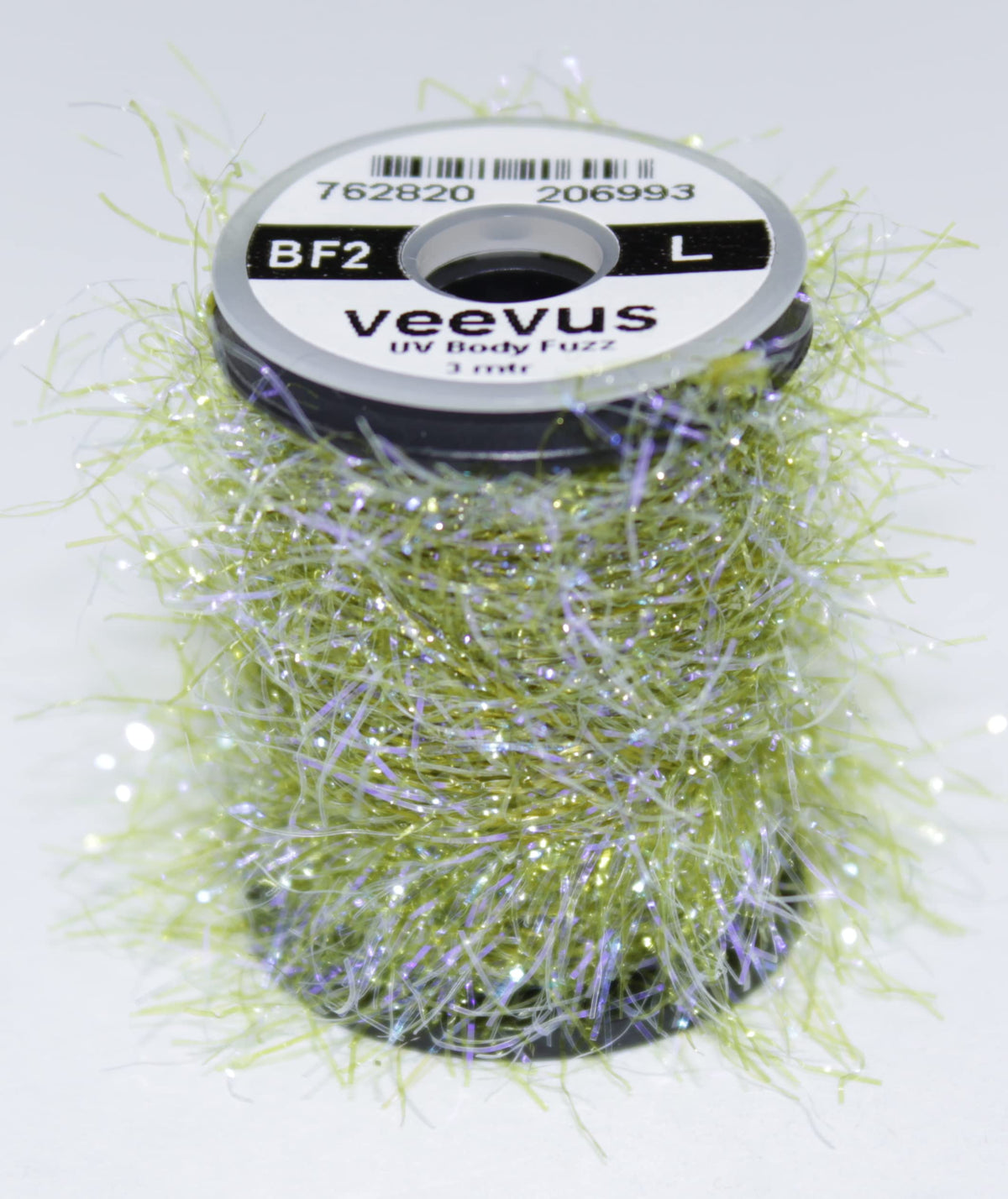Veevus Large Body Fuzz 2 UV Olive adds UV-reactive texture to crafts