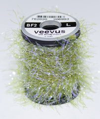 Veevus Large Body Fuzz 2 UV Olive adds UV-reactive texture to crafts
