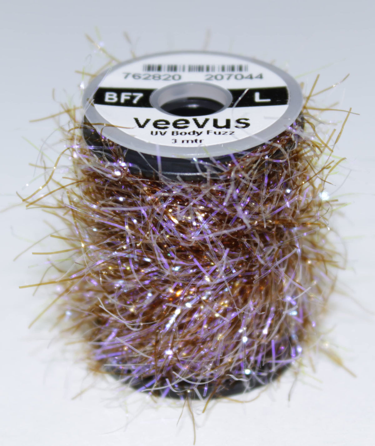 Veevus Large Body Fuzz 7 UV Brown Stone for UV light reactive body texture in crafts
