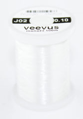 VEEVUS Monofil Thread clear for saltwater fly tying; strong and reliable