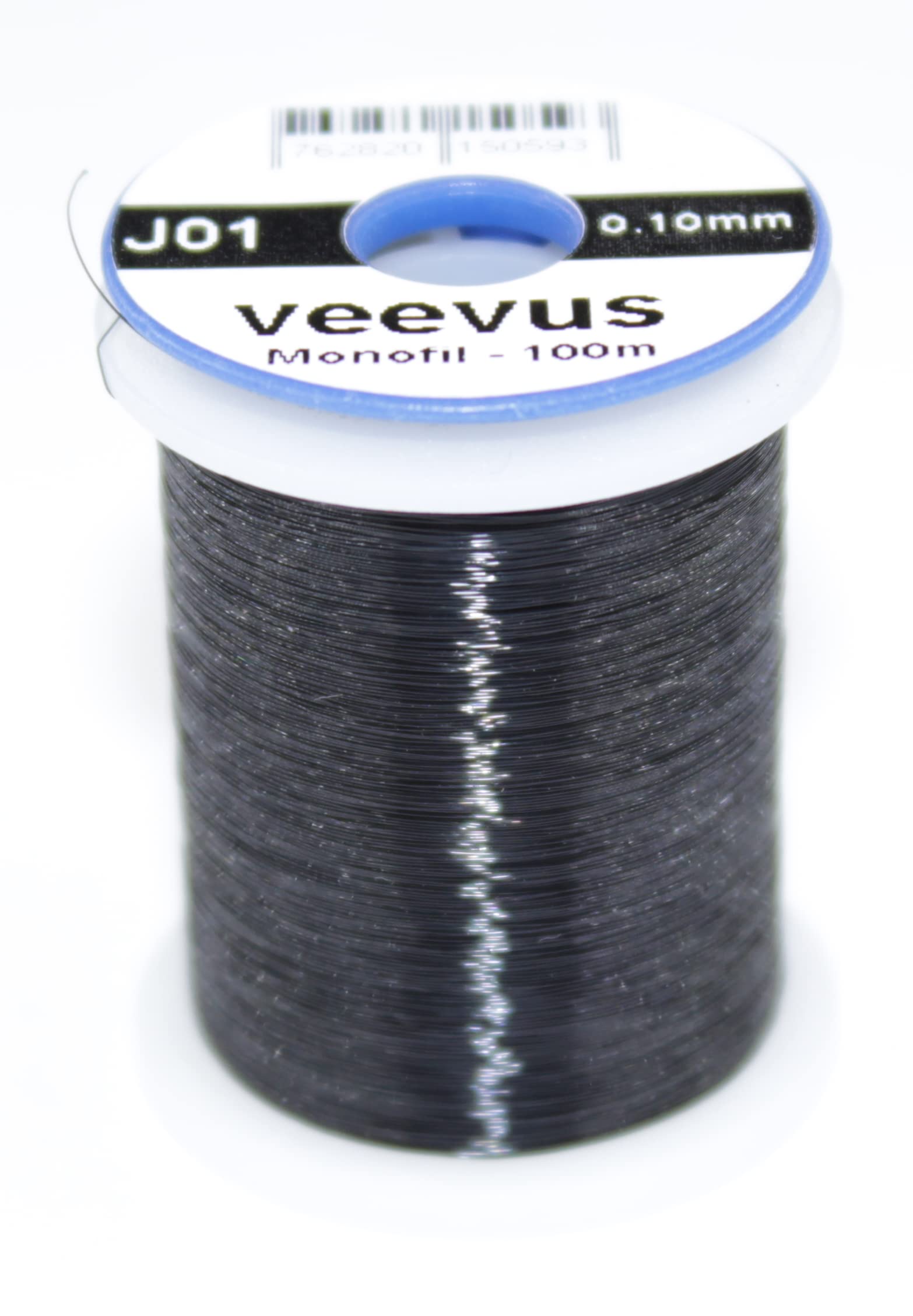 VEEVUS Monofil Thread on spool, ideal for heavy-duty fly tying and saltwater patterns.