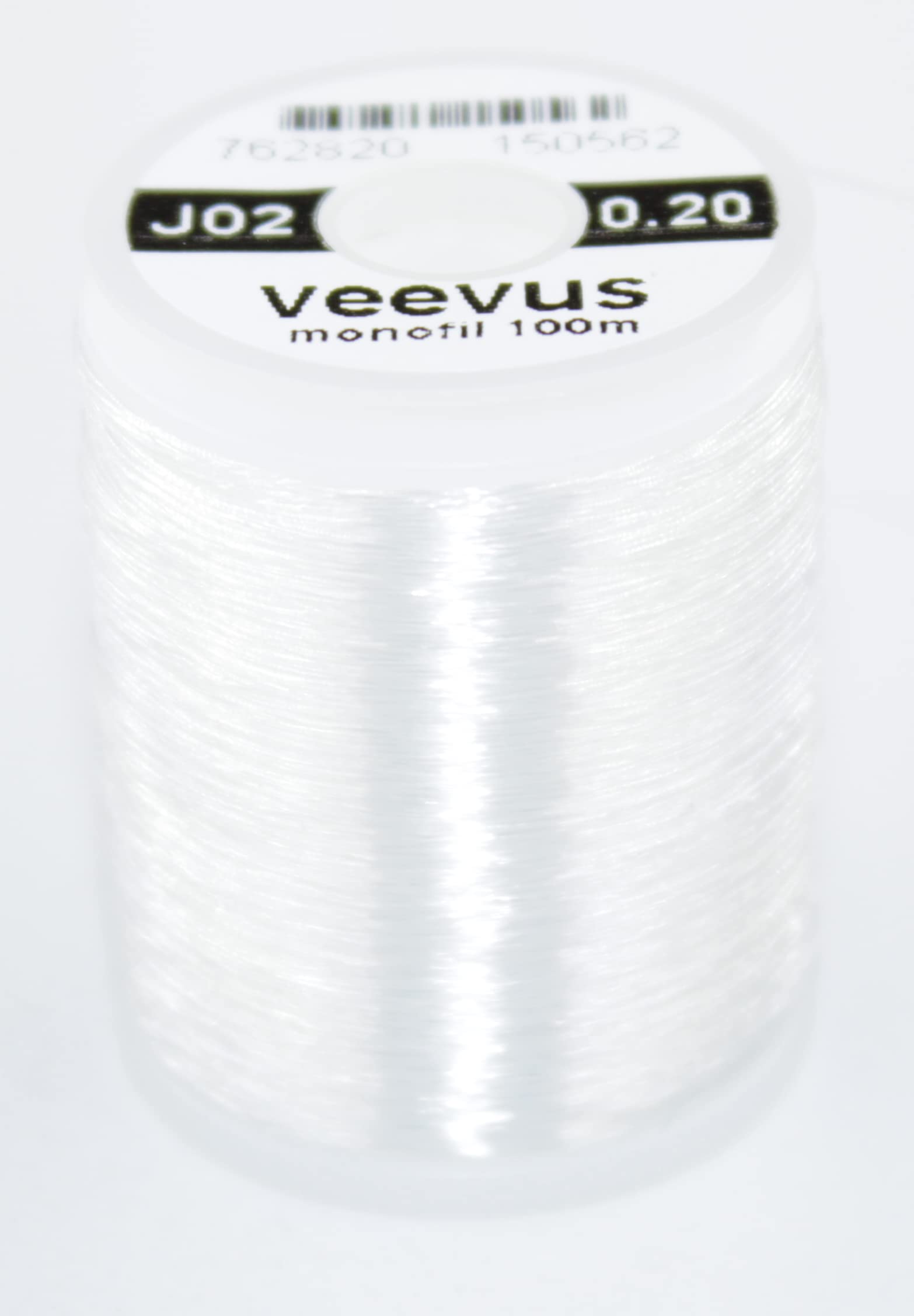 Veevus monofilament fishing line on a 100m spool, sturdy for heavy-duty saltwater patterns.