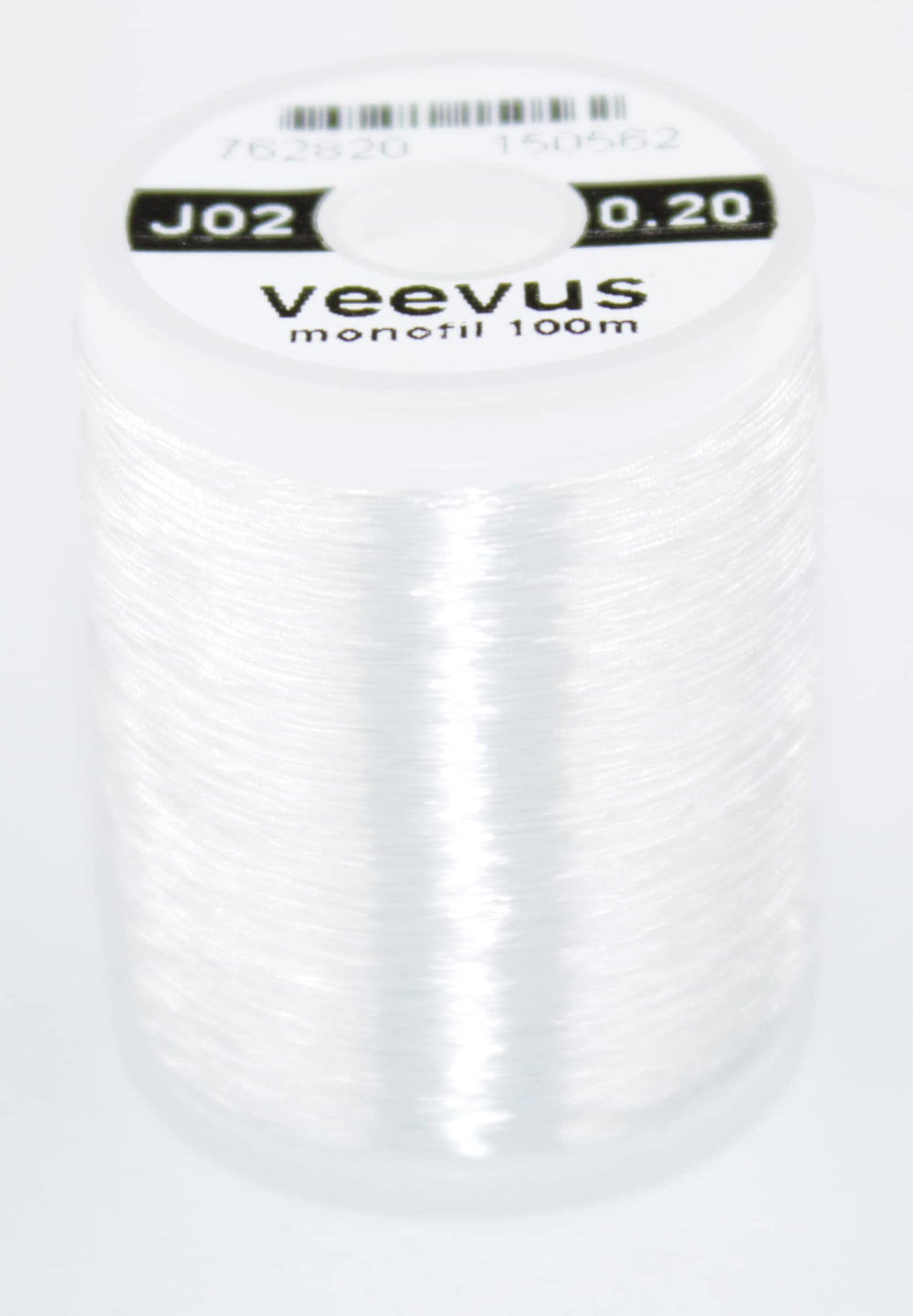 Veevus monofilament fishing line on a 100m spool, sturdy for heavy-duty saltwater patterns.