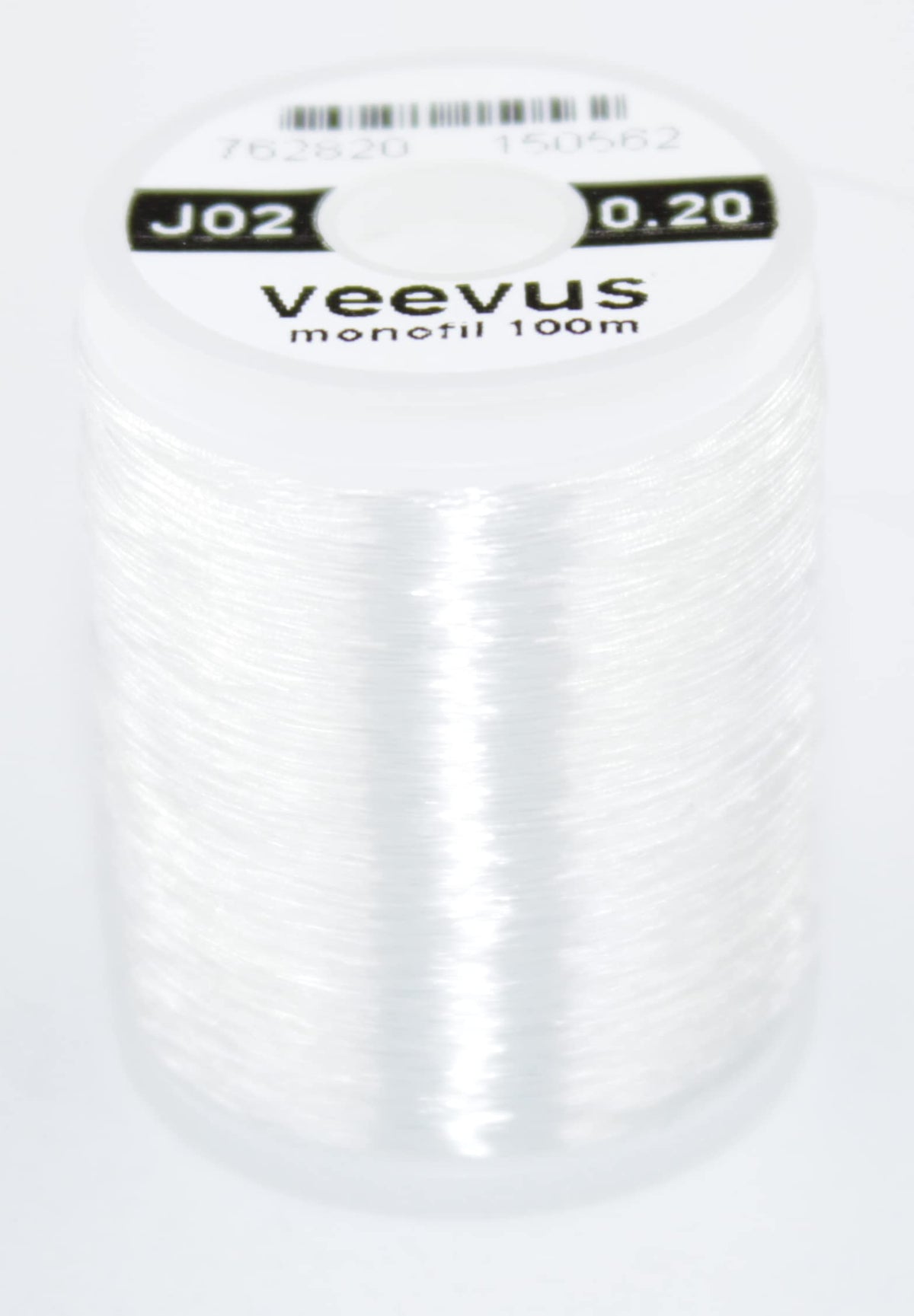Veevus monofilament fishing line on a 100m spool, sturdy for heavy-duty saltwater patterns.