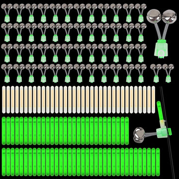 Vefungyan glow sticks and bite bells kit for night fishing