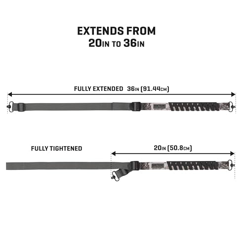 Veil Tac Gray camo pattern on rifle sling