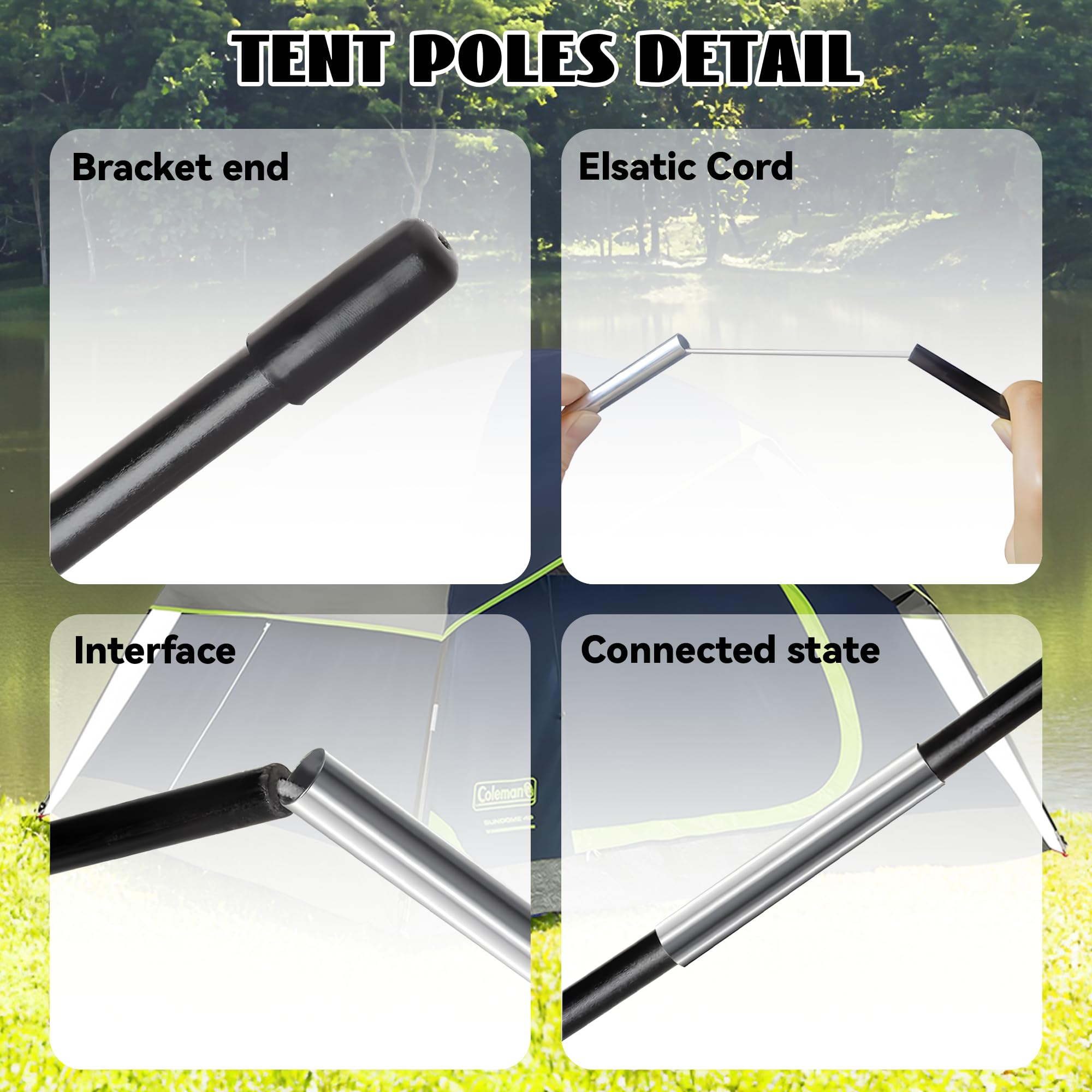Vekclit poles on a beach trip, weather-resistant performance