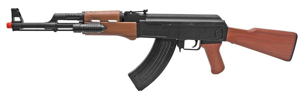 Velocity Airsoft UKARMS AK47 with sight attachment for quick target acquisition