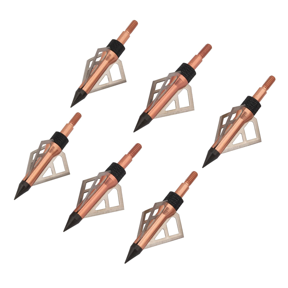 Detail of Velox ferrule locking system on broadheads