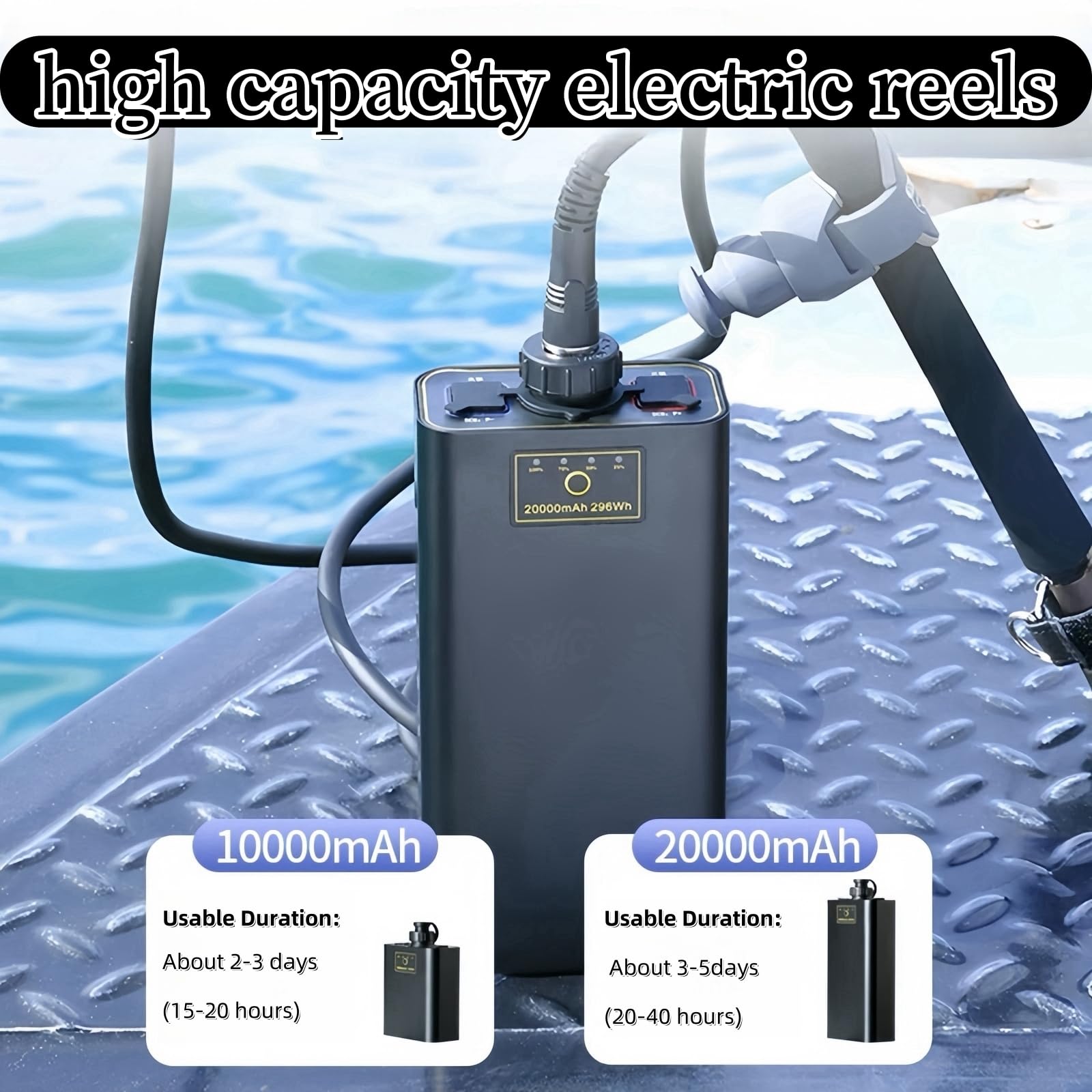 Velycein protective pouch included to keep the battery safe between trips