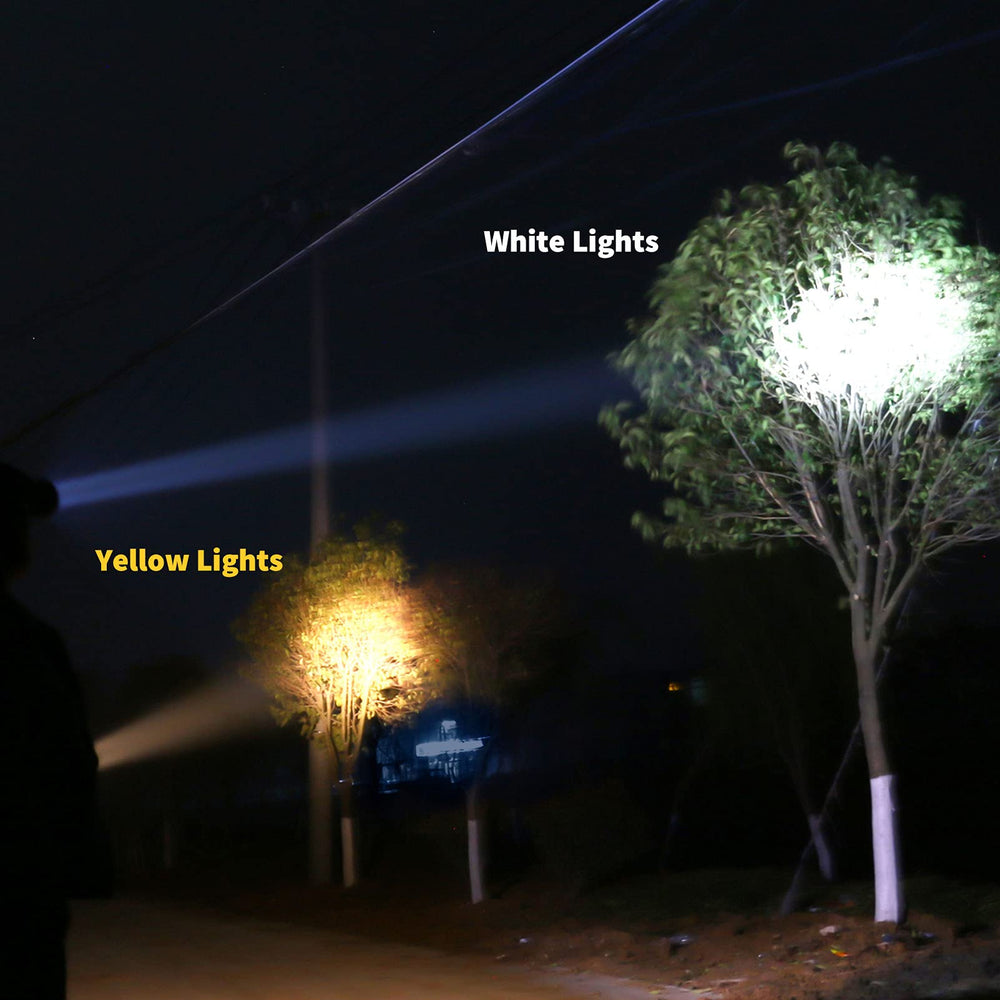 Venlon white-light mode image focuses on bright visibility for daily activities and night work.