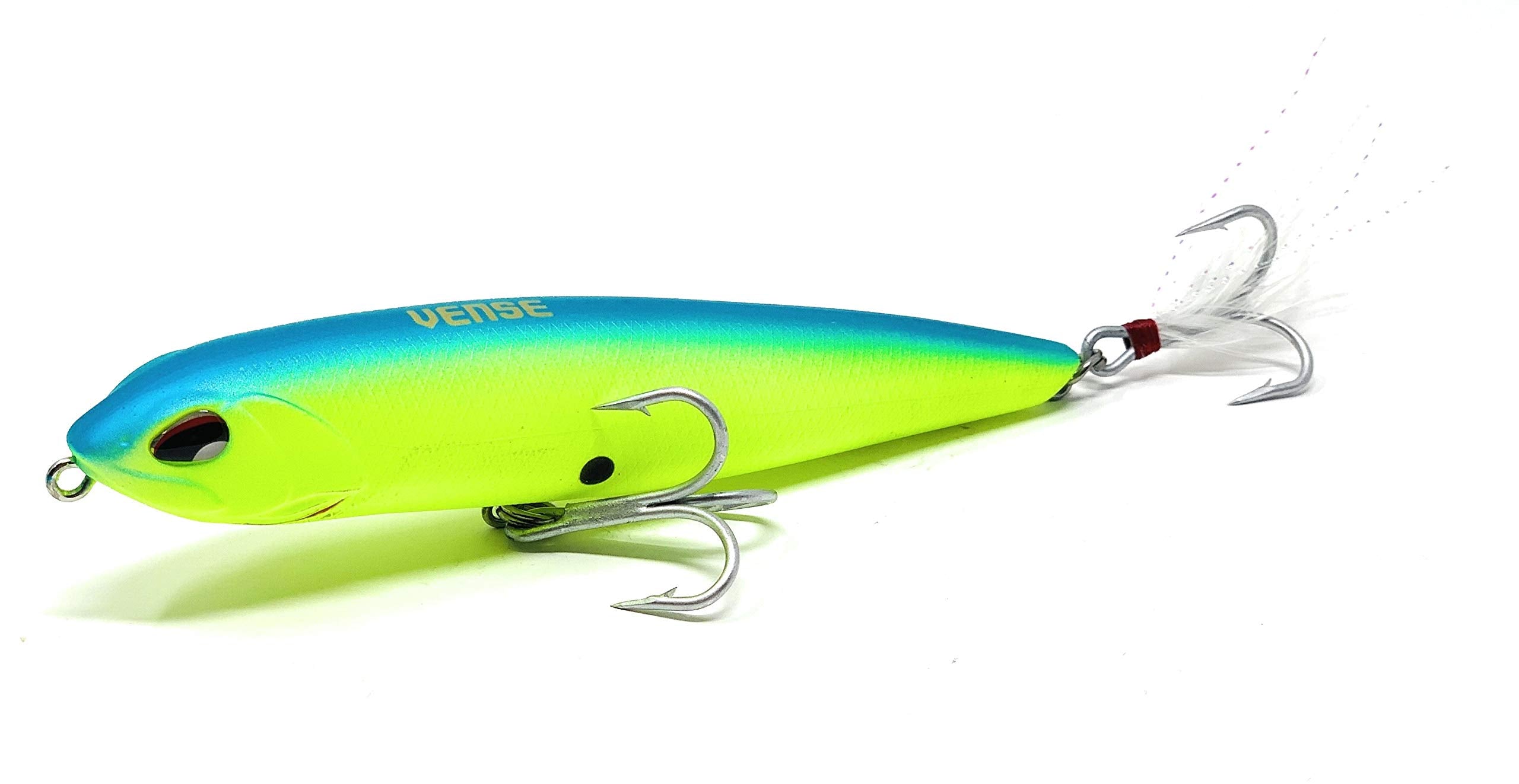 VENSE Tumbao 130 surface evolution lure, topwater action for saltwater and freshwater fishing