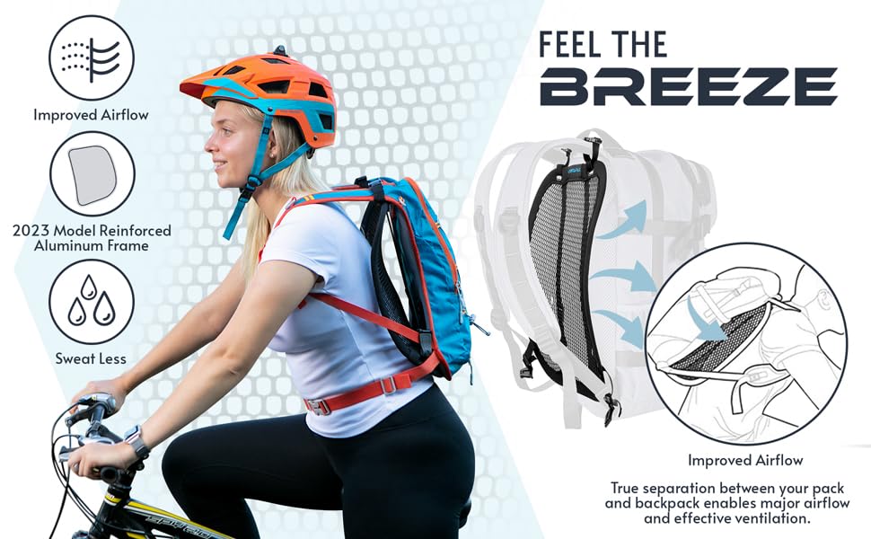 VentaPak breathable-mesh assembly shows easy setup and quick use