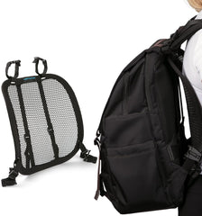 VentaPak ventilation backpack spacer front view shows airflow between pack and back.