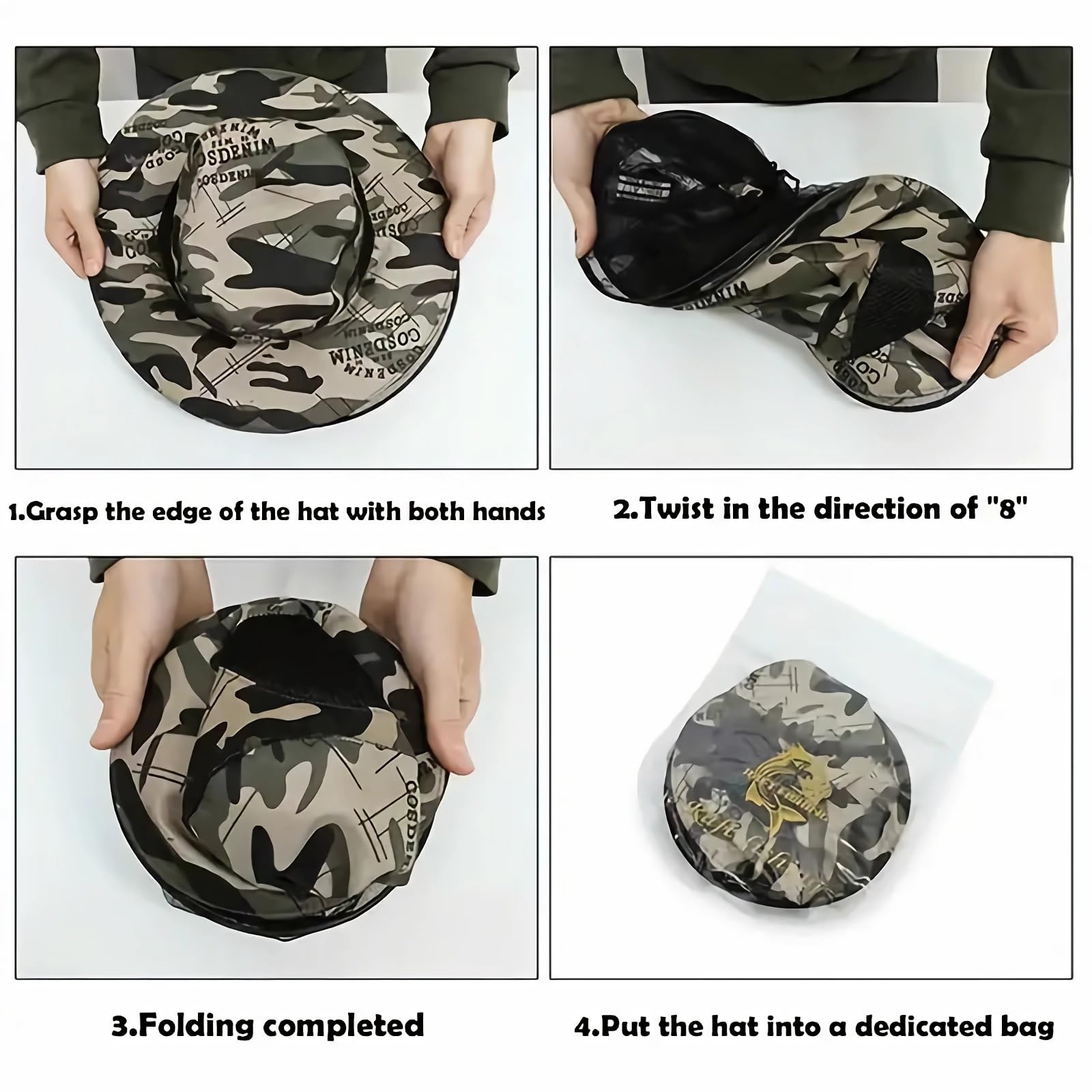 Ventilated fabric with sun protection brim