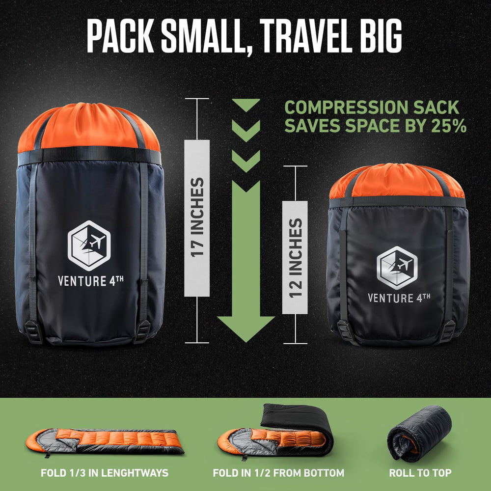 VENTURE 4TH XXL size label showcases 90 by 39 inches of space.