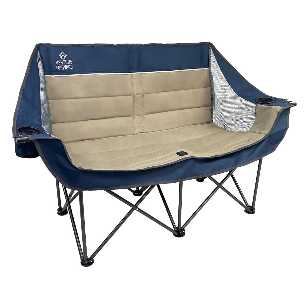 Venture Forward Doublewide Sofa with 58-inch seating for two campers.