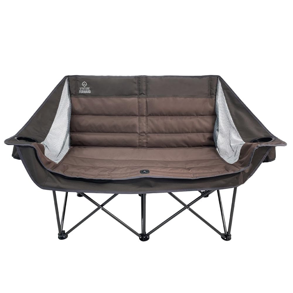 Venture Forward Doublewide Sofa vent-mesh-sides promoting airflow during outdoor use.