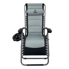 Venture Forward Everyday padded zero gravity chair reclined for comfortable lounging anywhere