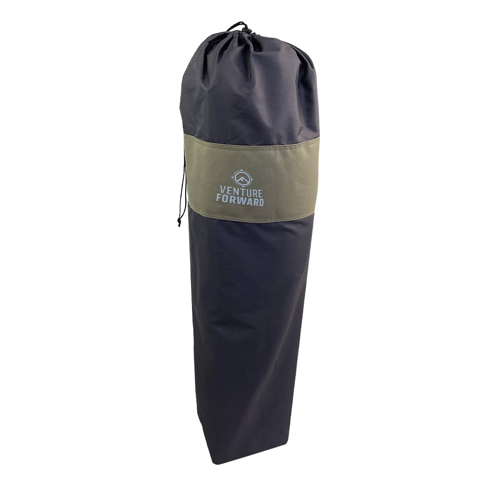 Venture Forward carry bag ready for campsite setup and travel