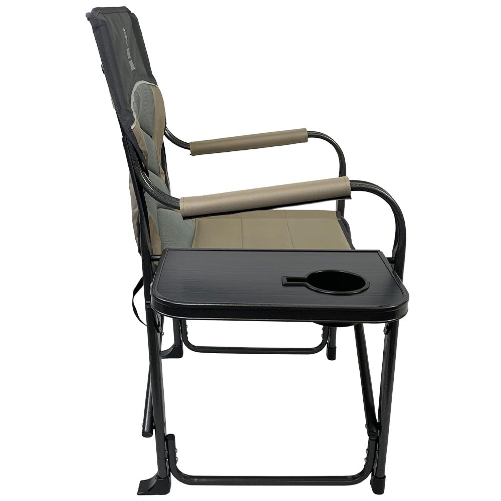 Venture Forward XL Director's Chair sturdy frame supports up to 400 lbs for rugged outdoor use.