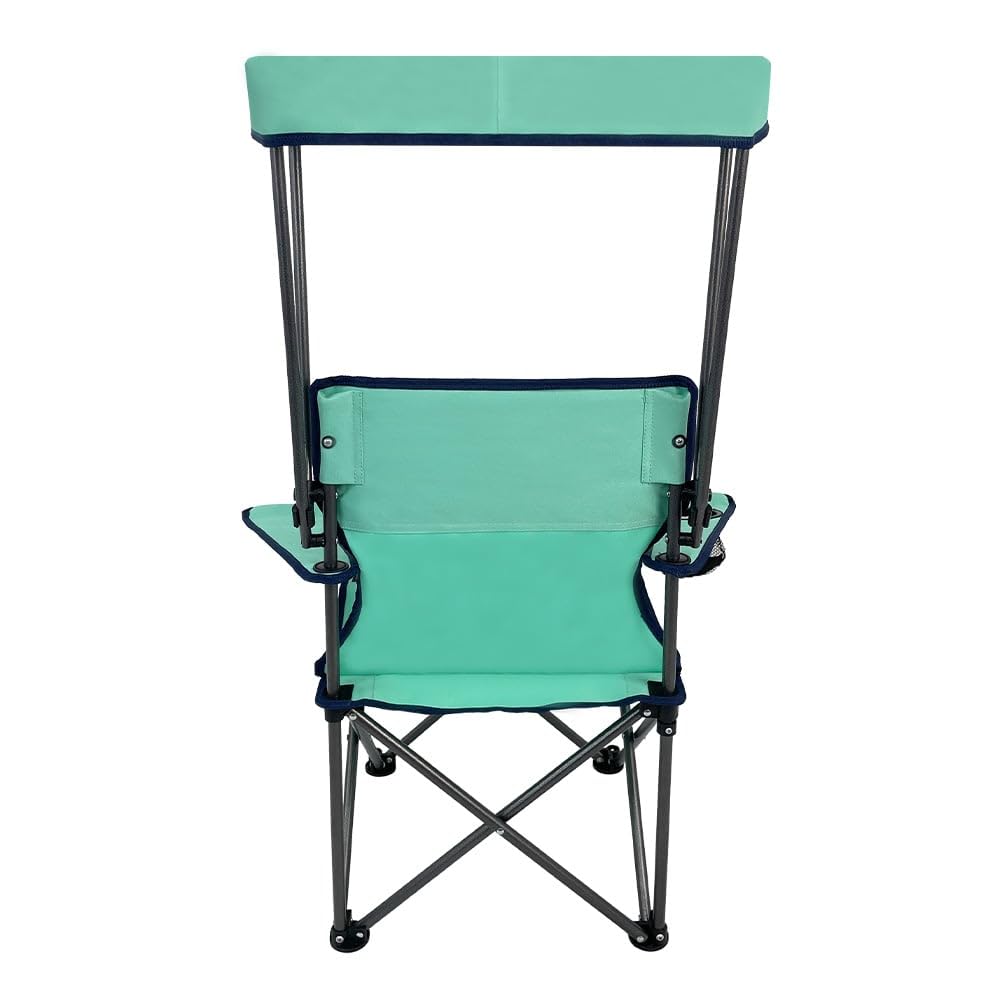 Venture Forward canopy chair includes a built-in cup holder for drinks.