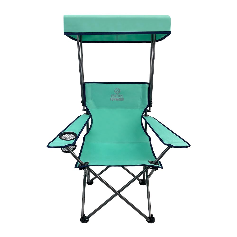 Venture Forward youth folding chair with carry bag for easy transport and storage.