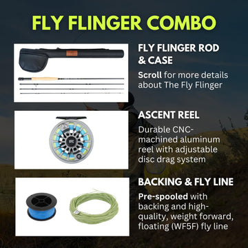 Ventures Fly Co. Line and backing setup ready for quick rigging.