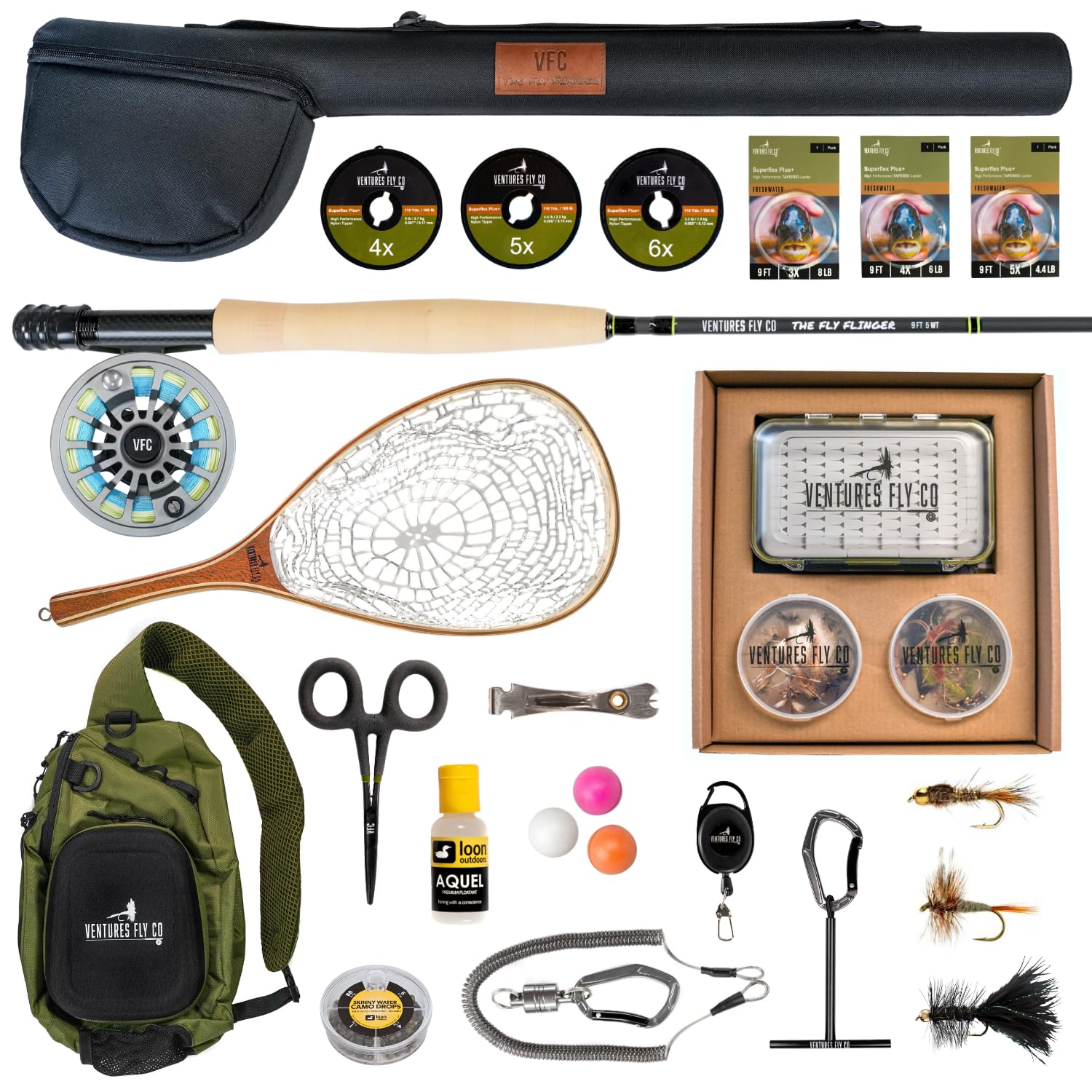 Ventures Fly Co Weekend Warrior rod and reel ready for fishing