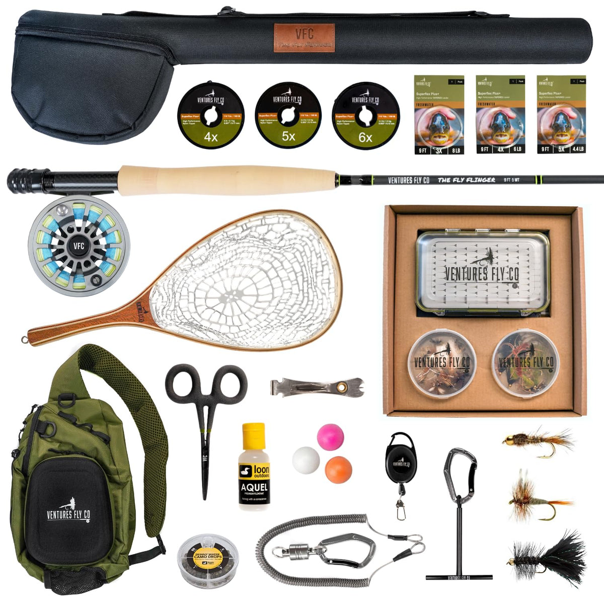 Ventures Fly Co Weekend Warrior rod and reel ready for fishing