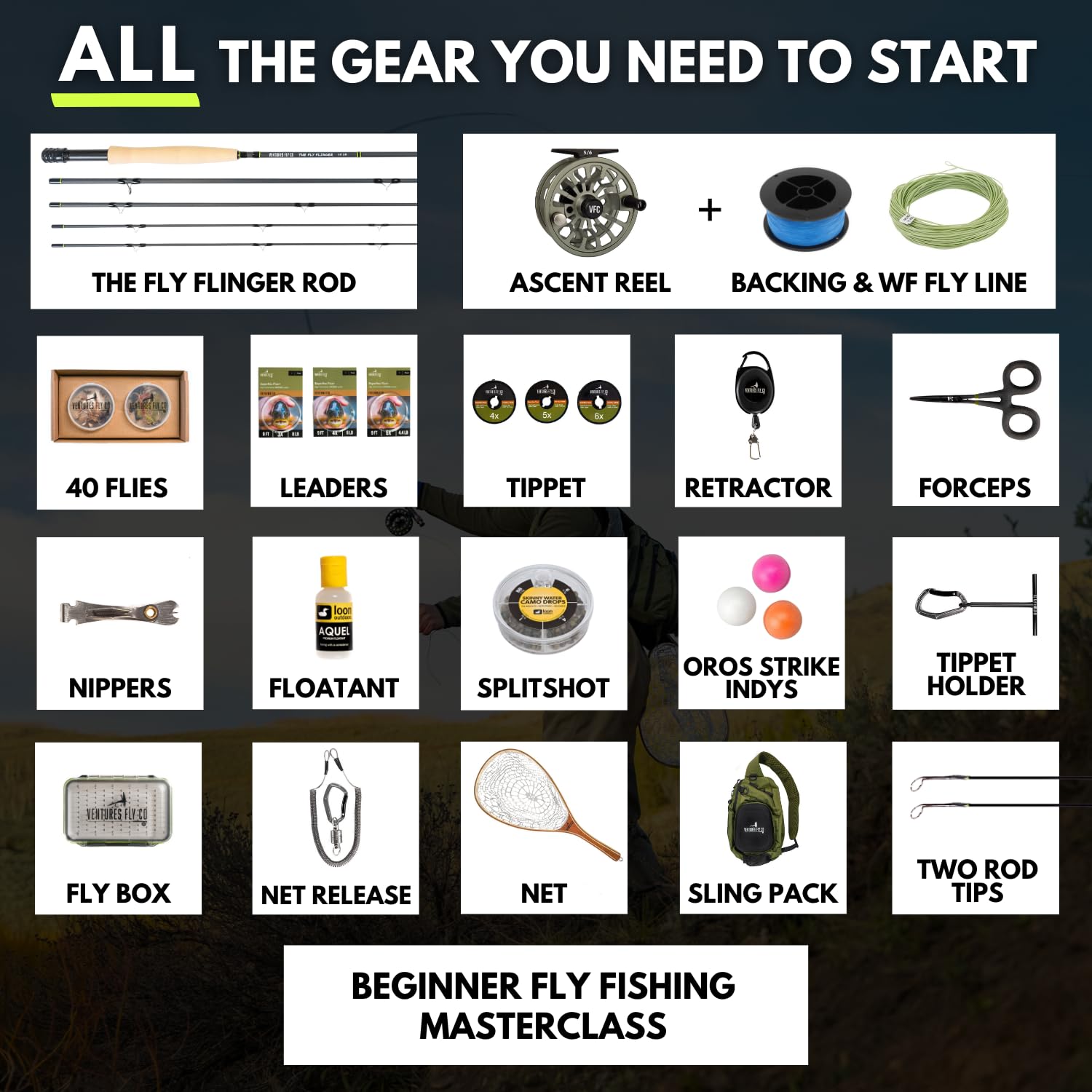 Ventures Fly Co sling pack keeps gear organized on the water
