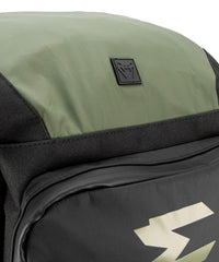 Venum Challenger Xtrem Evo backpack back view highlighting padded panel