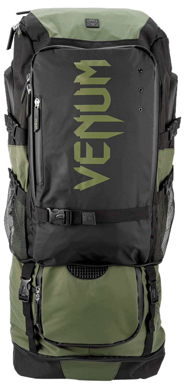 Venum Challenger Xtrem Evo backpack front view showing spacious main area