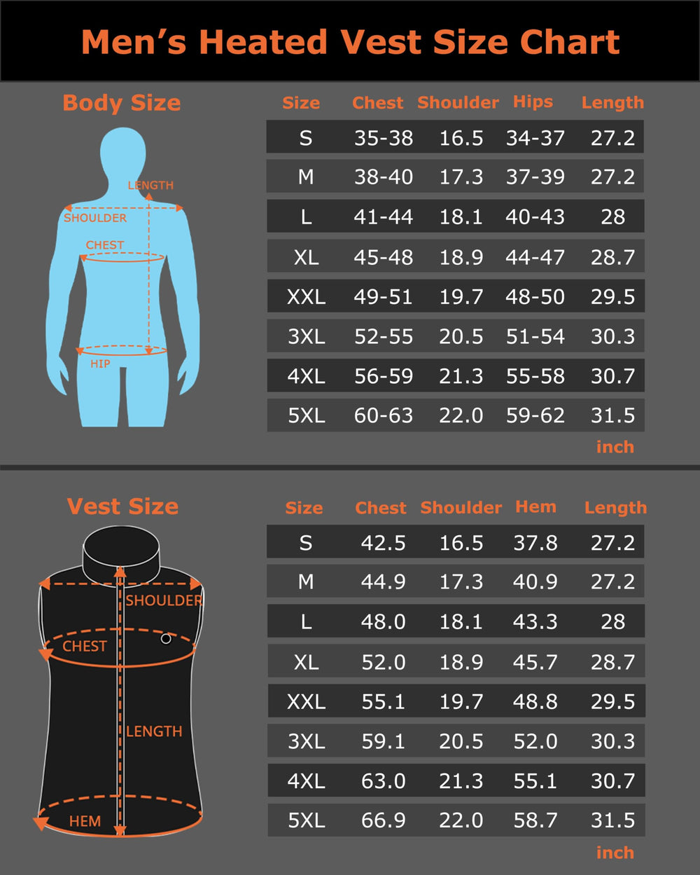 Venustas machine-washable heated vest simplifies care and daily wear.