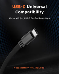 Venustas heated vest USB-C port emphasizes universal power-bank compatibility