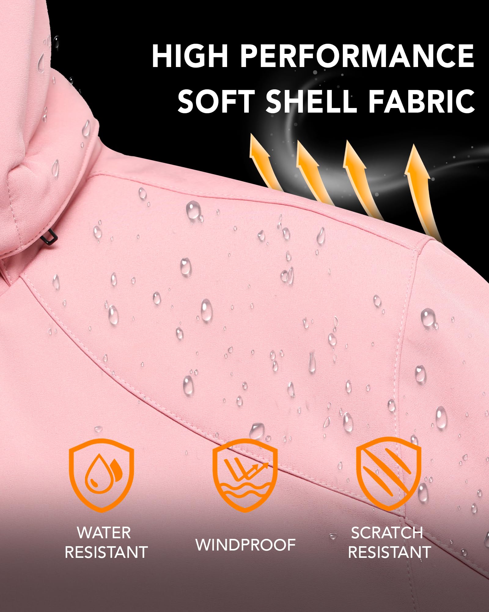 VERGOO inner thumb-hole cuffs and drawstring-hem sealing in warmth