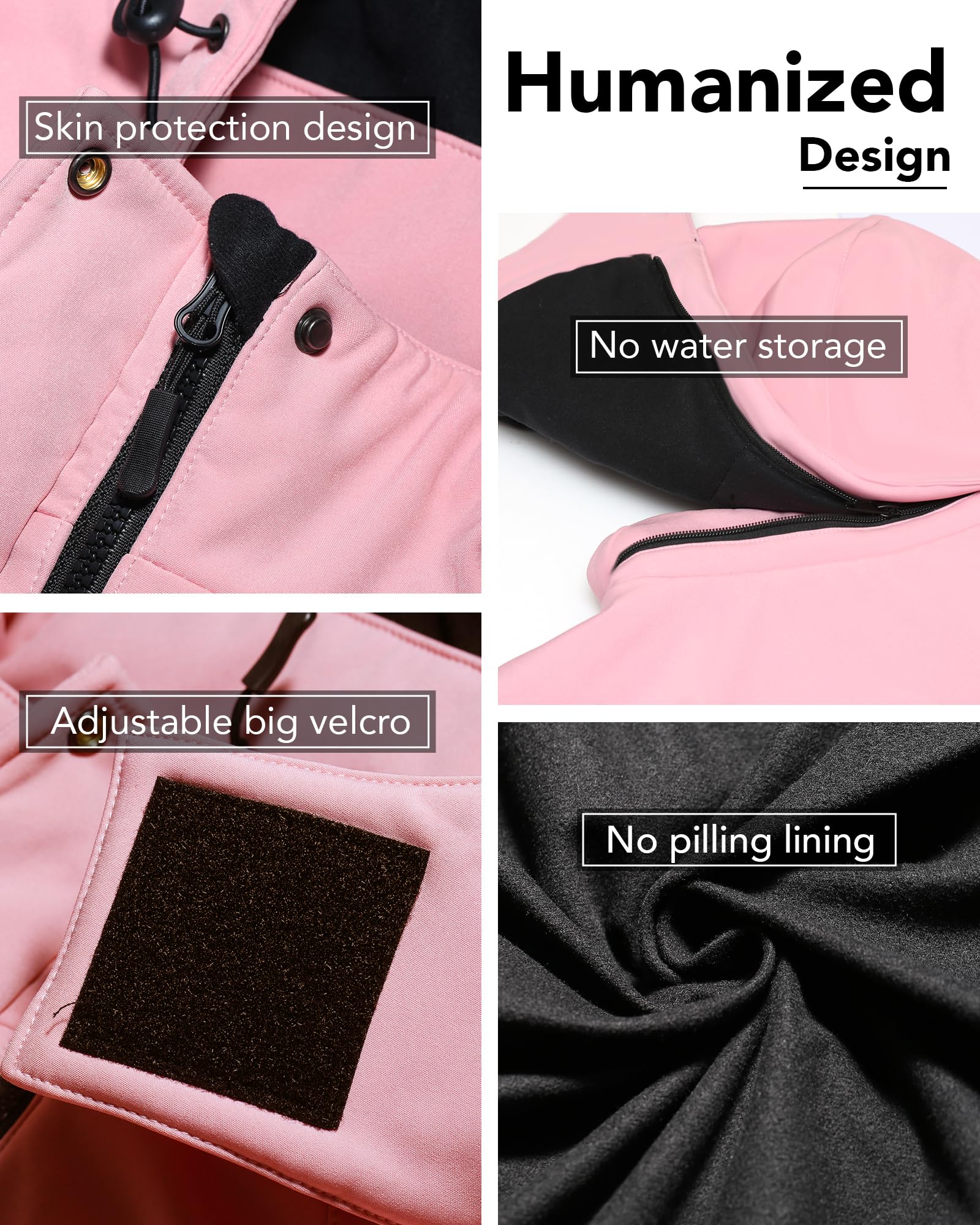 VERGOO machine-washable heated jacket with removable battery for easy care